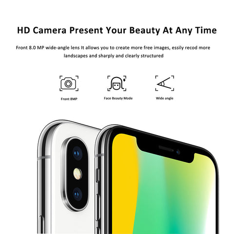 19:9 Notch Screen XGODY Hotwav X 3G Unlock 5.7 Inch Smartphone Android 8.1 Oreo Quad Core 2GB+16GB Face ID Mobile Phone 13.0MP