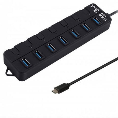 CQT - 3007T Type-C to USB 3.0 7 Port 7 Switch USB Hub