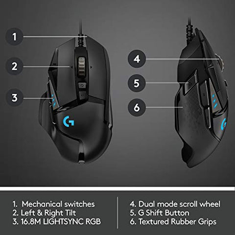 Logitech G502 Hero High Performance Gaming Mouse