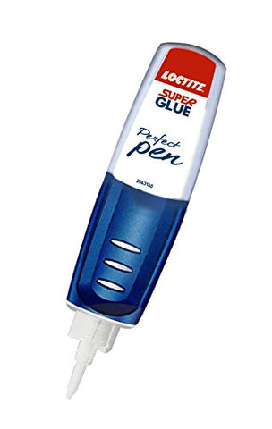 Loctite Super Glue Perfect Pen/Extra strong gel non-drip glue for metal, ceramics, plastic, rubber, leather, wood/1 x 3g bottle