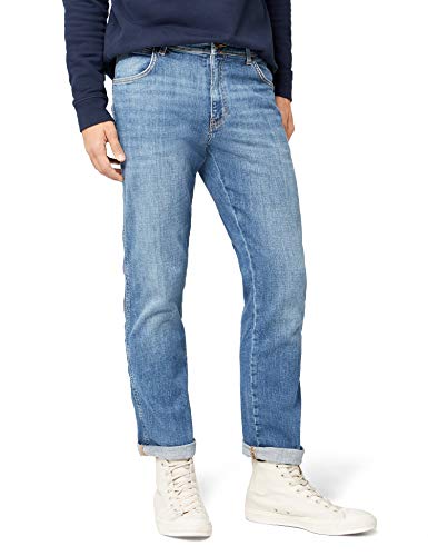 Wrangler Men's TEXAS - CONTRASTS Straight Fit Jeans, Blue,38W / 30L