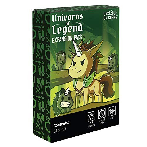 Unstable Unicorns Unicorns of Legends Expansion Pack