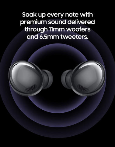 SAMSUNG Galaxy Buds Pro, Bluetooth Earbuds, True Wireless, Noise Cancelling, Charging Case, Quality Sound, Water Resistant, Phantom Black (US Version)