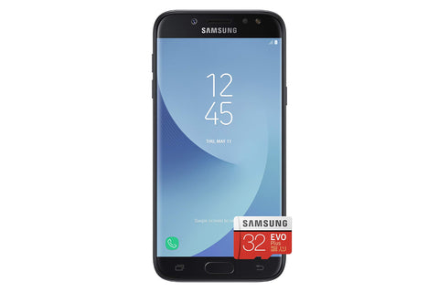 Samsung Galaxy J5 (2017) Single SIM 16GB 5.2-Inch Android 7.0 UK Version Sim-Free Smartphone - Black with 32GB Memory Card (Amazon Memory Edition)