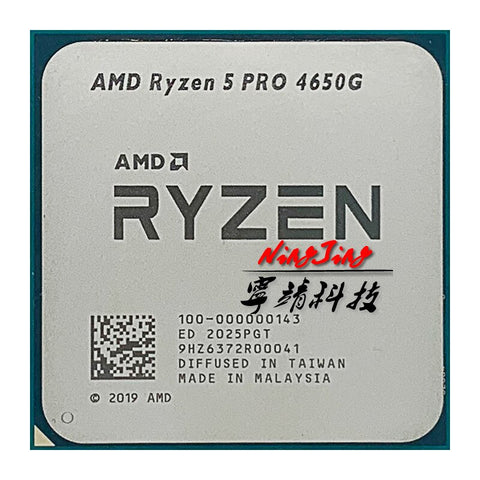 AMD Ryzen 5 PRO 4650G R5 PRO 4650G 3,7 GHz Sechs-Core Zwölf-Gewinde 65W CPU Prozessor L3 = 8M 100-000000143 Buchse AM4 neue aber keine fan