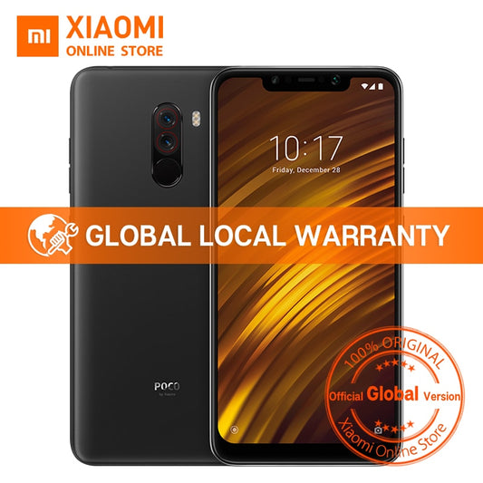 Global Version Xiaomi POCOPHONE F1 POCO F1 6GB 64GB Snapdragon 845 6.18" Full Screen AI Dual Camera 4000mAh Smartphone