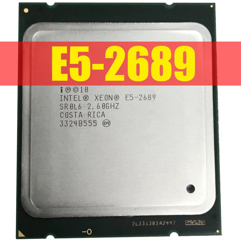 Intel Xeon E5 2689 LGA 2011 2,6 GHz 8 Core 16 Threads CPU Prozessor E5-2689 heu vender