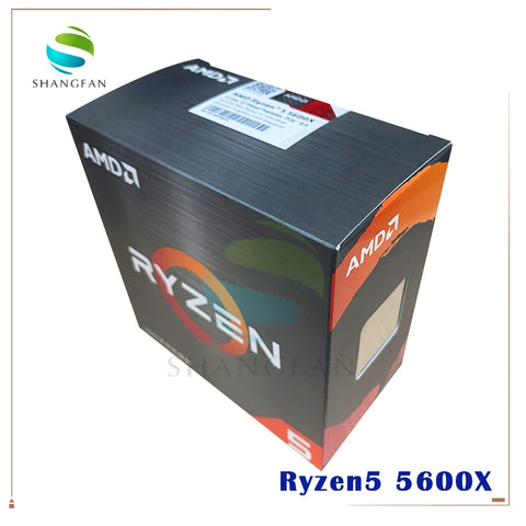 NEUE AMD Ryzen 5 5600X R5 5600X 3,7 GHz Sechs-Core zwölf-Gewinde 65W CPU Prozessor L3 = 32M 100-000000065 Buchse AM4 mit kühler fan
