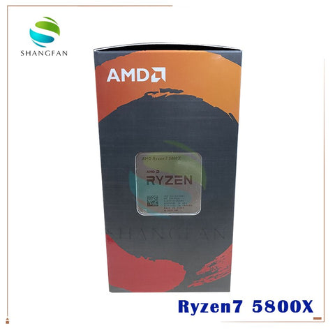 NEUE AMD Ryzen 7 5800X R7 5800X 3,8 GHz Acht-Core sechzehn-Gewinde 105W CPU Prozessor L3 = 32M 100-000000063 Buchse AM4 keine fan