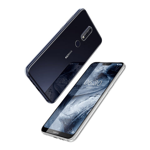 Nokia X6 Android Mobile Phone 5.8 inch 18:9 FHD+ Snapdragon 636 Octa Core 3060mAh 16.0MP+5.0MP Camera Fingerprint ID Smartphone