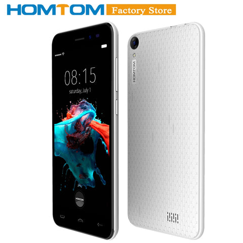 Original HOMTOM HT16 Smartphone 3G WCDMA Android 6.0 Quad Core MTK6580 5.0