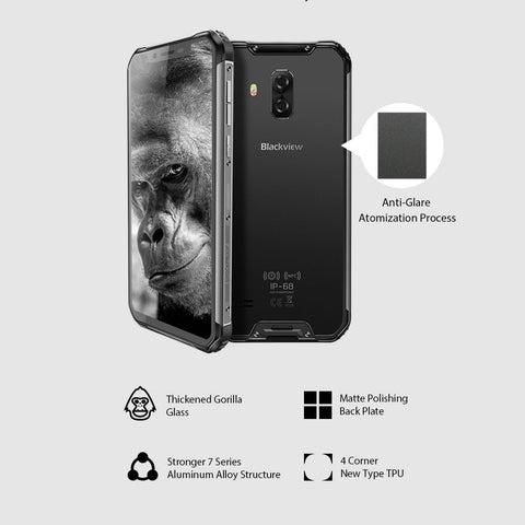 Original IP68 Waterproof Rugged Smartphone Blackview BV9600 Pro 6GB+128GB Android 8.1 19:9 FHD AMOLED Shockproof 4G Mobile Phone