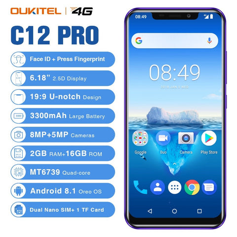 Oukitel C12 Pro 4G 6.18