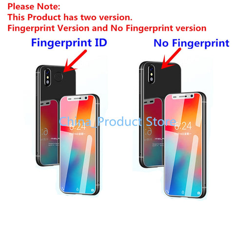 Super Mini Smartphone Melrose 2019 Ultra Slim 3.4'' MTK6739V 1GB 8GB Android 8.1 Fingerprint ID 5MP 4G Mobile Phone PK S9 Plus