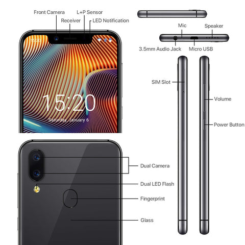 UMIDIGI A3 Pro Global Band 5.7