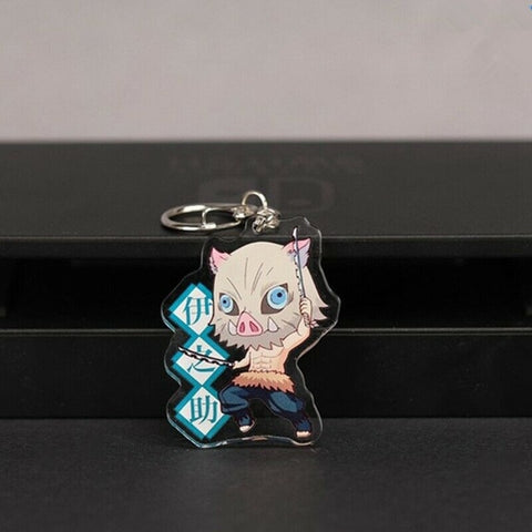 Demon Slayer:Kimetsu no Yaiba Two-sided Acrylic Keychain Cosplay Anime Pendant Keyring Key Chains