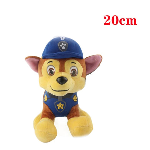 20cm Paw Patrol Dog 6 Color Plush Toys Soft Puppy Canine Keychain Plush Dolls Canine Broadcast The Hit TV Cartoon Animation 26M