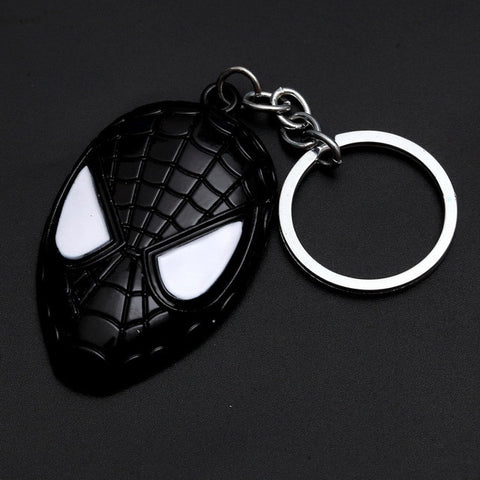 2019 Marvel The Avengers Keychain Thor's Hammer Thanos Gauntlet Captain America Shield Hulk Batman Mask Key Ring Wholesale