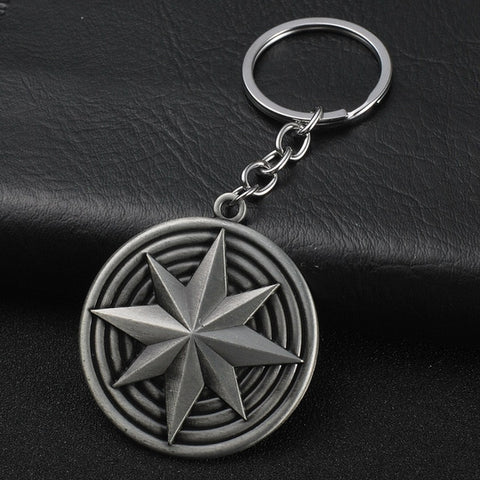 2019 Marvel The Avengers Keychain Thor's Hammer Thanos Gauntlet Captain America Shield Hulk Batman Mask Key Ring Wholesale