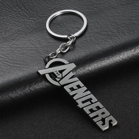 2019 Marvel The Avengers Keychain Thor's Hammer Thanos Gauntlet Captain America Shield Hulk Batman Mask Key Ring Wholesale