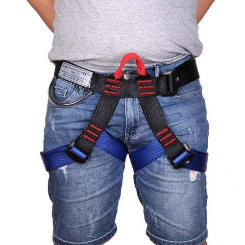 Outdoor Sports Rock Climbing Harness Waist Support Half Body Safety Belt Support Half Body Harness Aerial Survival Equipment