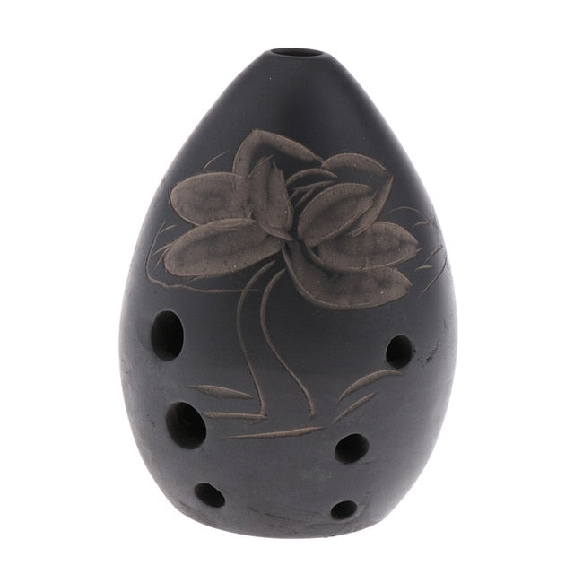 Professional Chinese Flute Xun Instrument Ceramic Ocarina Ancient Xun Instrument Ceramic Ocarina