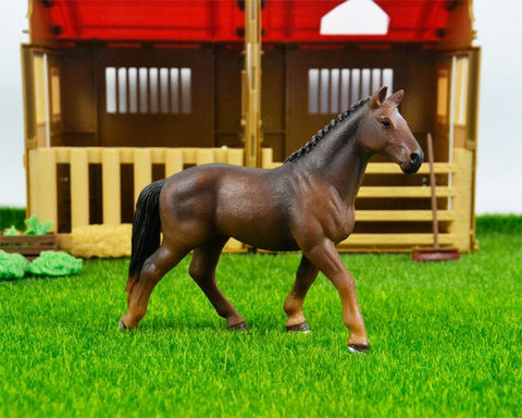 44 types farm Animals Appaloosa Harvard Hannover Clydesdale Quarter arabian Horse collection farm stable figure Model kids toy