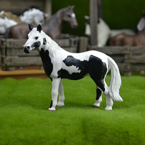 44 types farm Animals Appaloosa Harvard Hannover Clydesdale Quarter arabian Horse collection farm stable figure Model kids toy