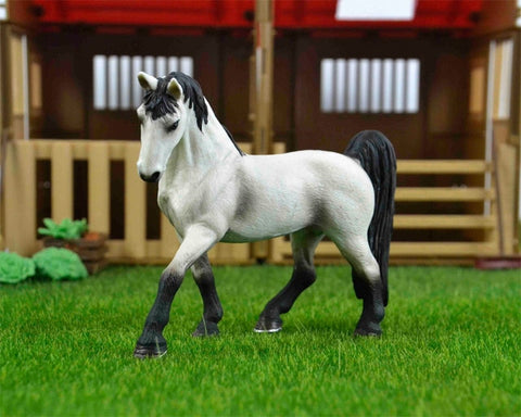 44 types farm Animals Appaloosa Harvard Hannover Clydesdale Quarter arabian Horse collection farm stable figure Model kids toy