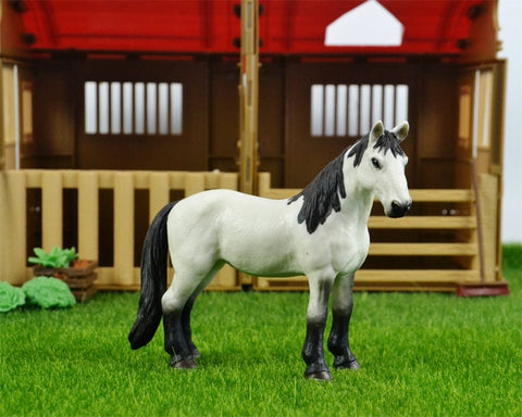 44 types farm Animals Appaloosa Harvard Hannover Clydesdale Quarter arabian Horse collection farm stable figure Model kids toy