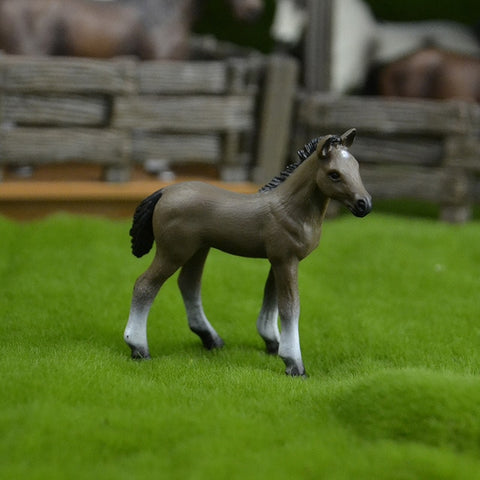 44 types farm Animals Appaloosa Harvard Hannover Clydesdale Quarter arabian Horse collection farm stable figure Model kids toy