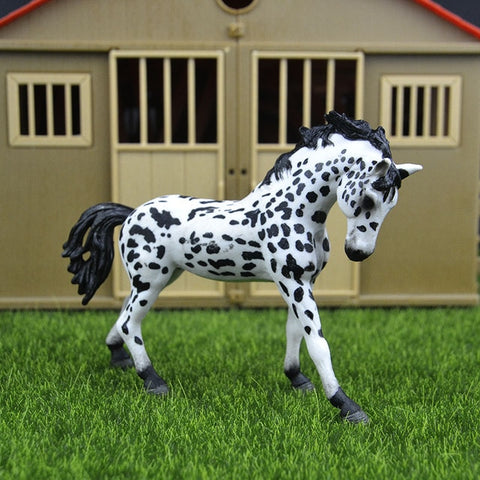 44 types farm Animals Appaloosa Harvard Hannover Clydesdale Quarter arabian Horse collection farm stable figure Model kids toy