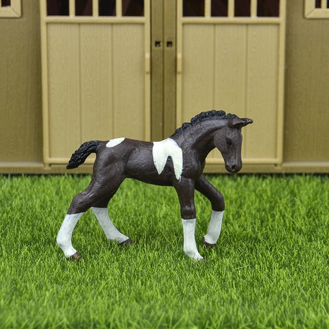 44 types farm Animals Appaloosa Harvard Hannover Clydesdale Quarter arabian Horse collection farm stable figure Model kids toy