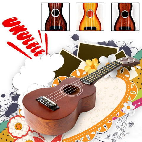 Musical Instruments Ukulele Color Random ABS Beginners Child Small Guitar Toy Mini New Year Gift Entertainment Gadget