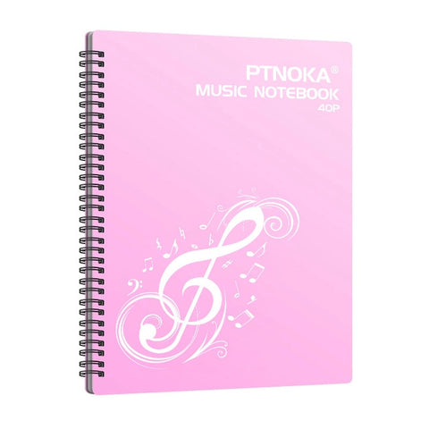 40 Pages Piano Score Folder Smooth Expanded Sheet Music Score Folder A4 Sheet Bag Stave Storage Holder