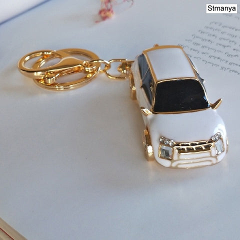 Hot sale Crystal Car Key Chain New metal Varied Key Holder Fashion Bag Charm Accessories Rhinestones Lovely Keychain K1724