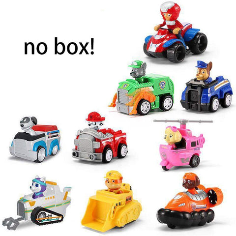 PAW PATROL Toys Sets Pull Back Car Patrulla Canina Puppy dog Rescue Team cars Lookout Tower with music for kids Christmas gifts