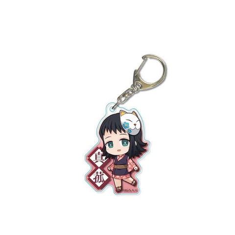 Anime Demon Slayer Kimetsu no Yaiba Two-sided Keychain Tanjirou Nezuko Zenitsu Inosuke Cosplay Acrylic Key Chain for Fans Gift