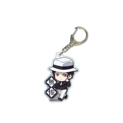 Anime Demon Slayer Kimetsu no Yaiba Two-sided Keychain Tanjirou Nezuko Zenitsu Inosuke Cosplay Acrylic Key Chain for Fans Gift