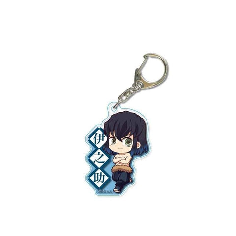 Anime Demon Slayer Kimetsu no Yaiba Two-sided Keychain Tanjirou Nezuko Zenitsu Inosuke Cosplay Acrylic Key Chain for Fans Gift