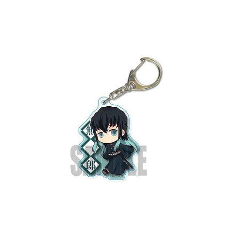 Anime Demon Slayer Kimetsu no Yaiba Two-sided Keychain Tanjirou Nezuko Zenitsu Inosuke Cosplay Acrylic Key Chain for Fans Gift