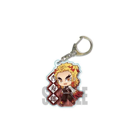 Anime Demon Slayer Kimetsu no Yaiba Two-sided Keychain Tanjirou Nezuko Zenitsu Inosuke Cosplay Acrylic Key Chain for Fans Gift