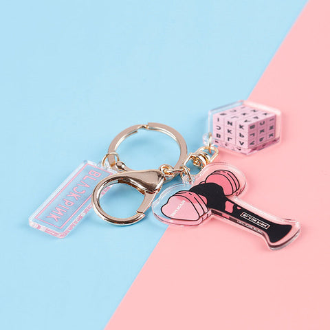 Kpop Korean Band Blackpink Exo Twice Acrylic Pendent Key Ring