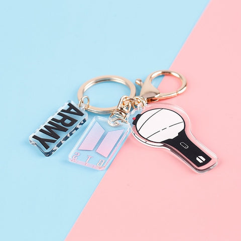 Kpop Korean Band Blackpink Exo Twice Acrylic Pendent Key Ring