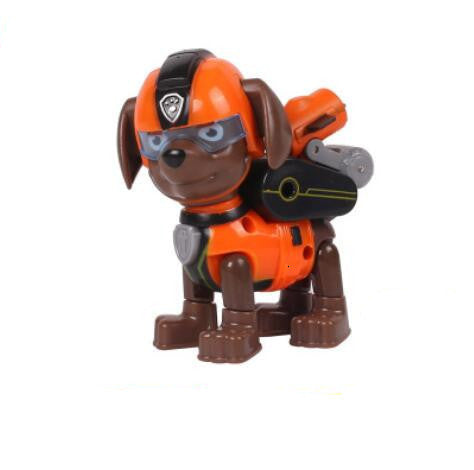 PAW patrol dog animation toy figure plastic Canina toys toy figure skating model patrulla canina toy children's gift