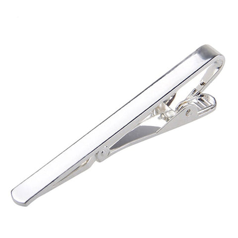 Men Tie Clips Fashion Metal Silver Gold Simple Necktie Tie Bar Clasp Clips Clamp Pins for Men Gift New Design