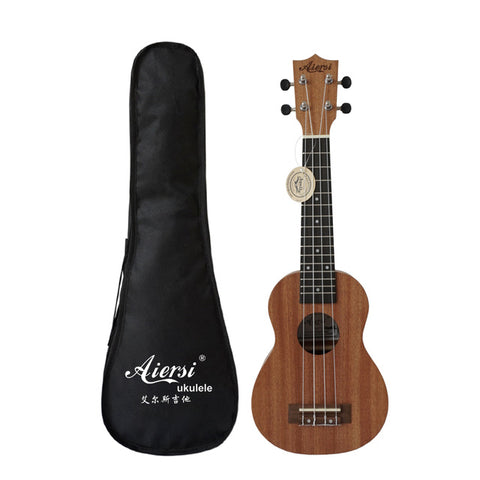 Aiersi brand 21 inch ukelele mahogany Soprano ukulele musical instrument hawaii guitar