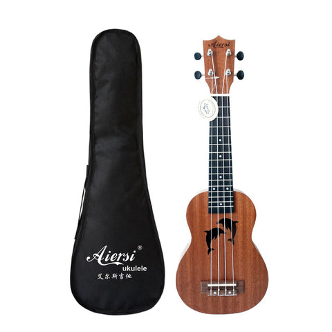 Aiersi brand 21 inch ukelele mahogany Soprano ukulele musical instrument hawaii guitar