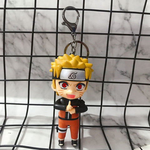 2019 Naruto Keychain Sasuke/itachi/Kakashi  Acrylic Key Chain Pendant Anime Accessories Cartoon Key Ring