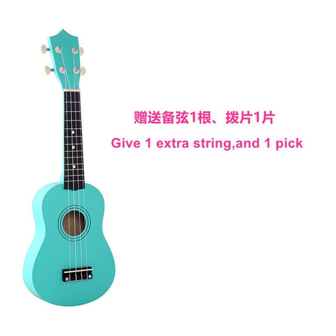 SevenAngel Ukulele 21 inch Children Ukelele Soprano 4 Strings Hawaiian Spruce Basswood Guitar Uke Kids Gift  Music Instrument